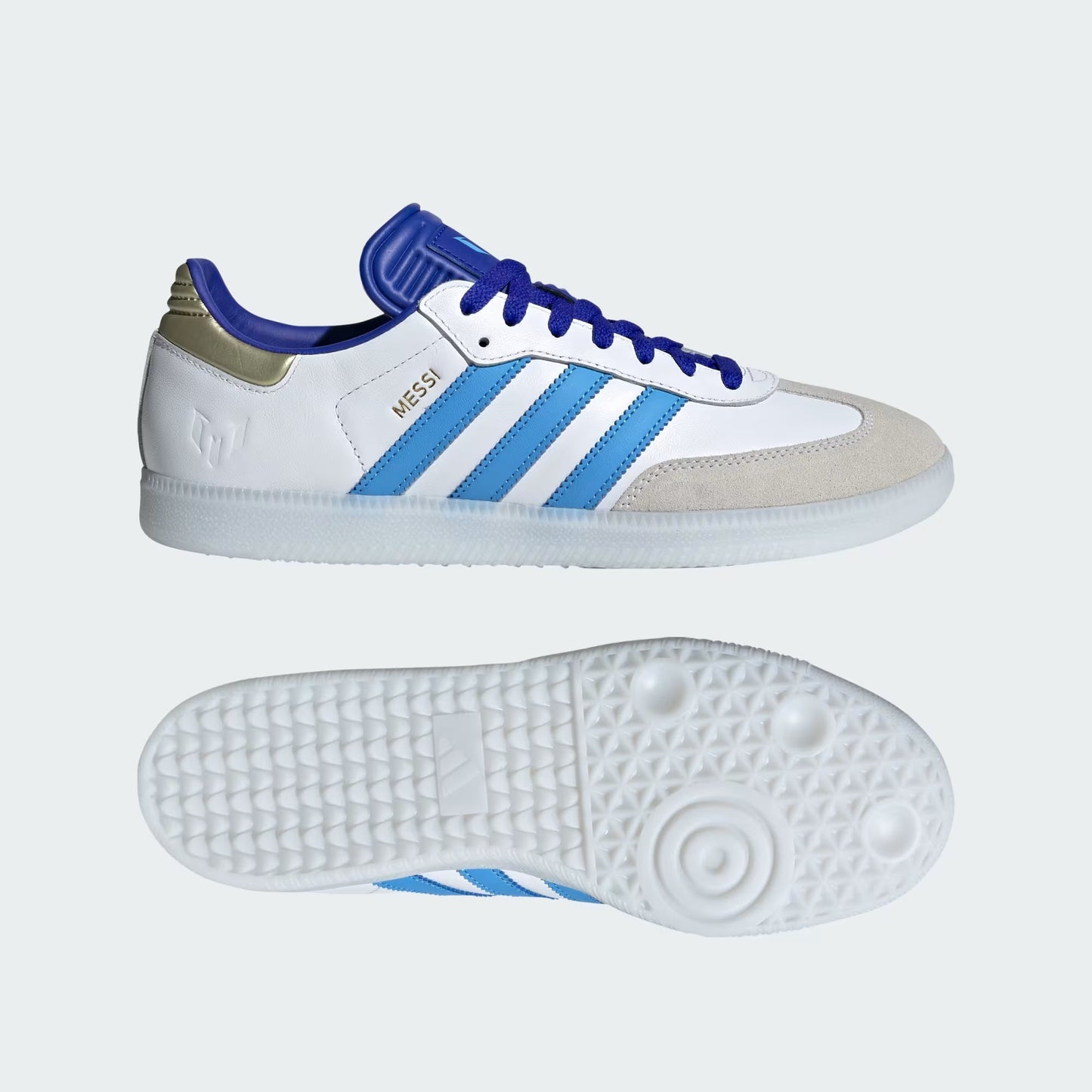 Adidas Samba Messi White/Blue/Gold
