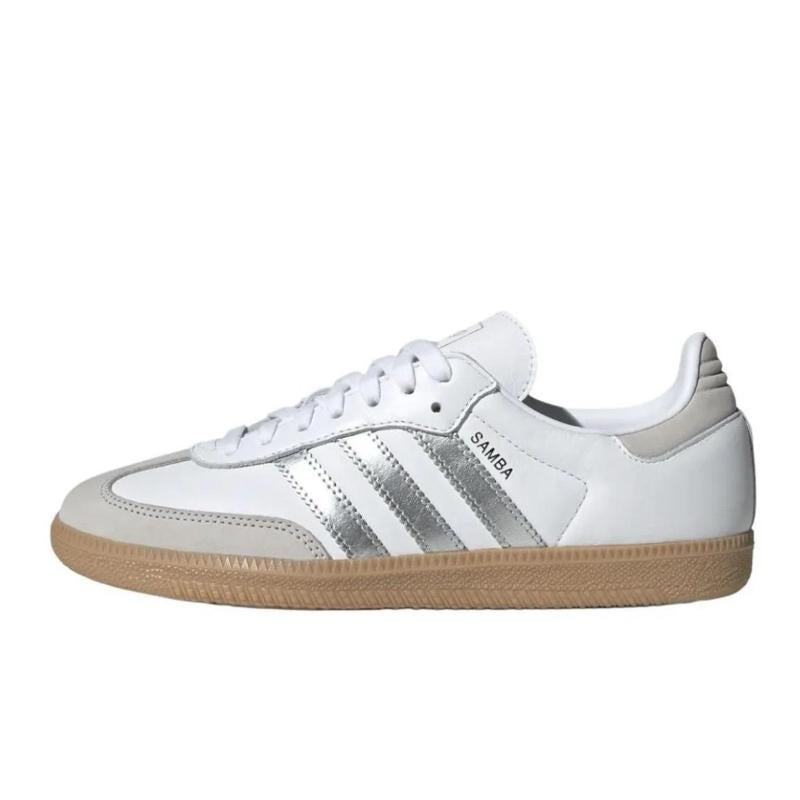 Adidas Samba OG White Silver Metallic Grey Women’s Perfect