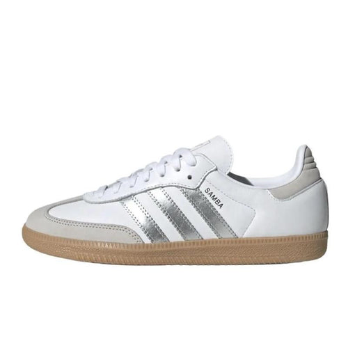 Adidas Samba OG White Silver Metallic Grey Women’s Perfect
