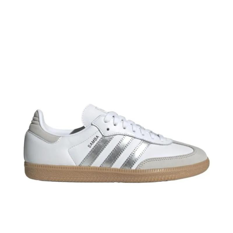 Adidas Samba OG White Silver Metallic Grey Women’s Perfect